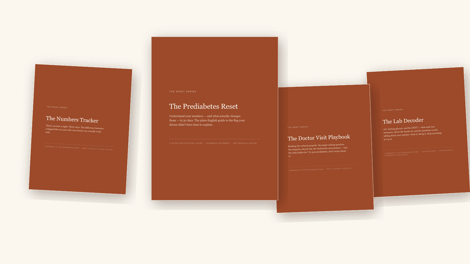 The Prediabetes Reset — the four-PDF bundle